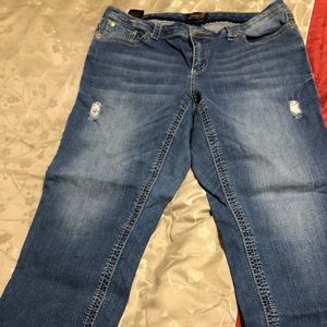 Lane Bryant Seven denim capris